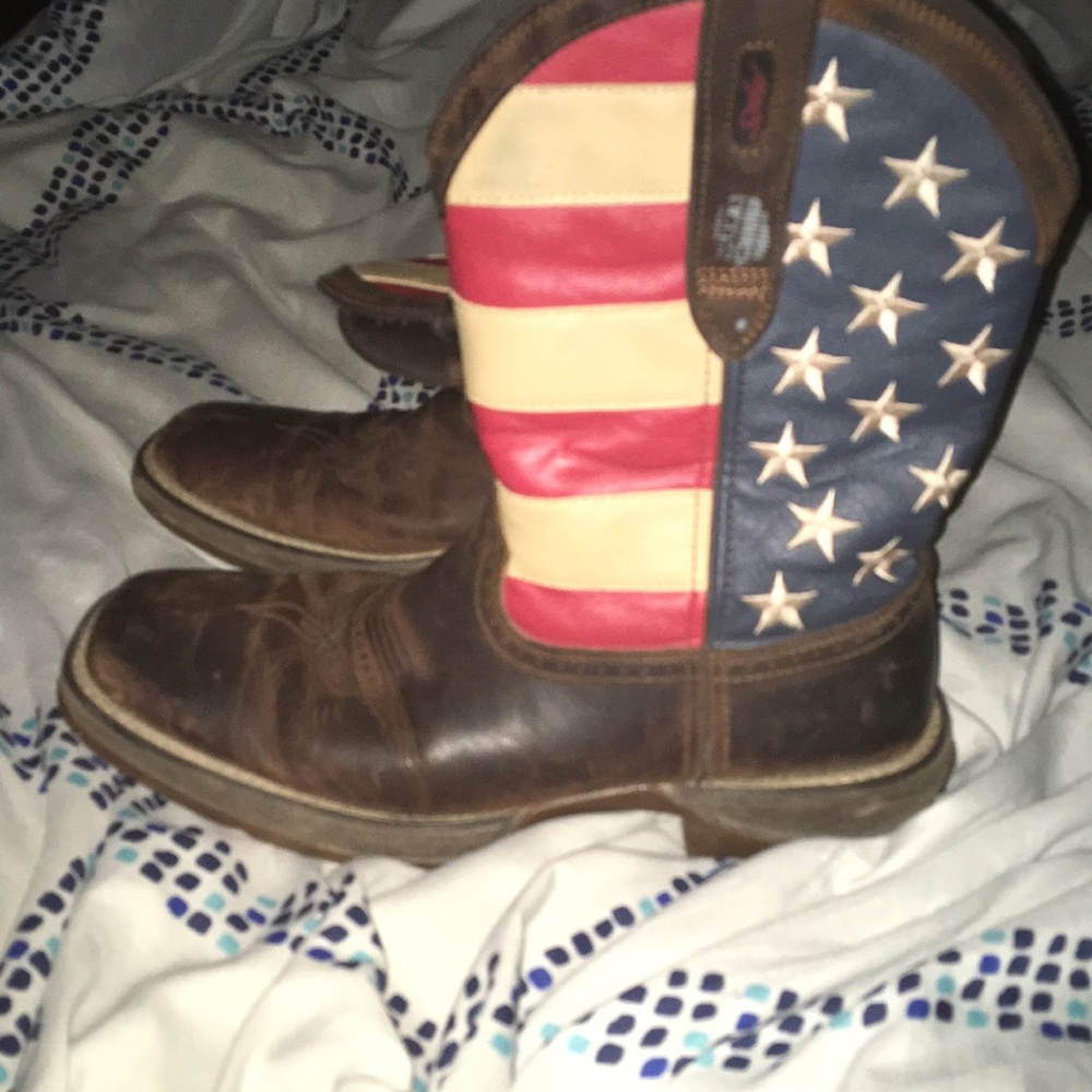 Durango square toes only broke in